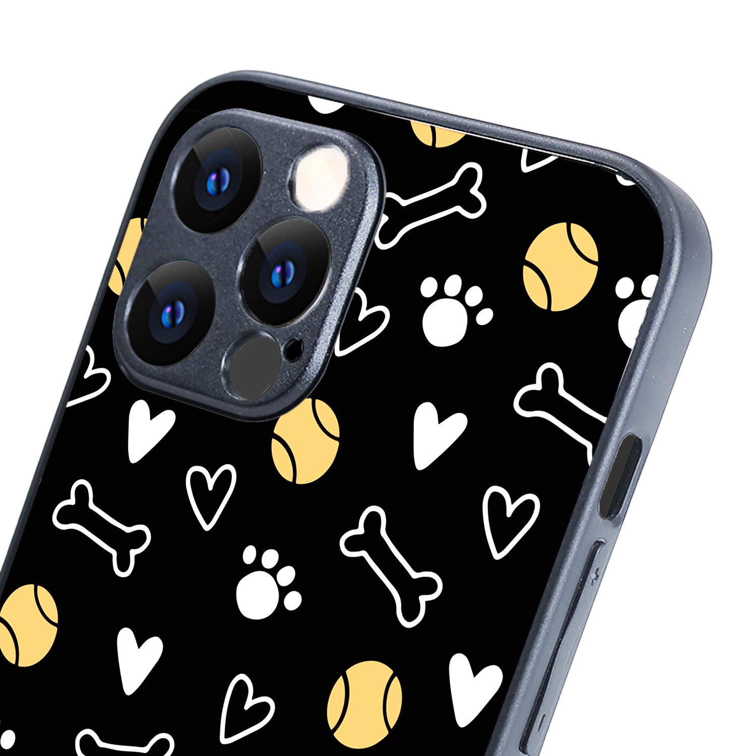 Pet Lover Black Doodle iPhone 12 Pro Max Case