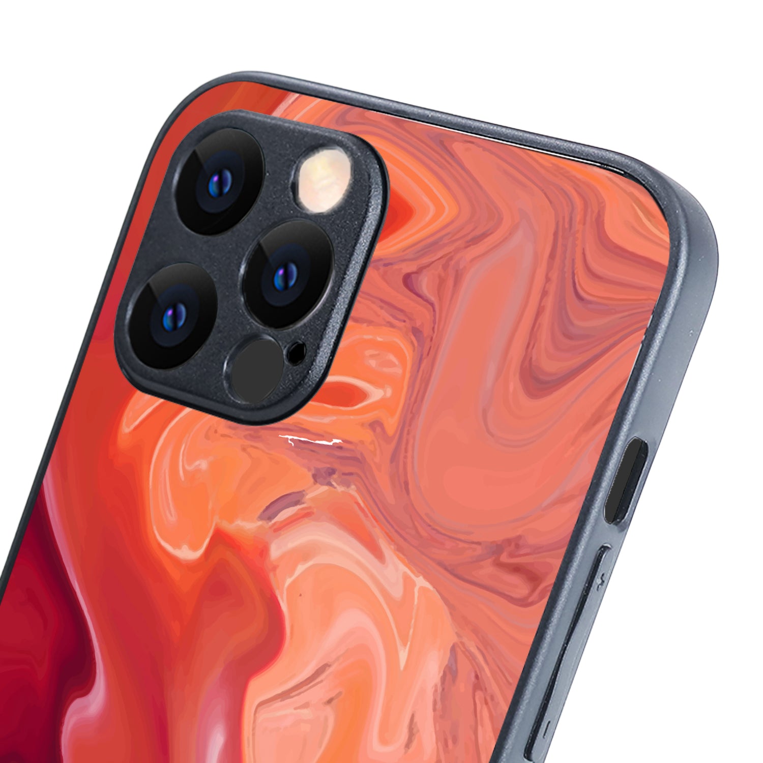 Red Marble iPhone 12 Pro Max Case