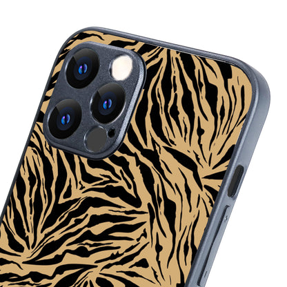 Black Strips Animal Print iPhone 12 Pro Max Case