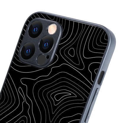 Black Illusion Optical Illusion iPhone 12 Pro Max Case