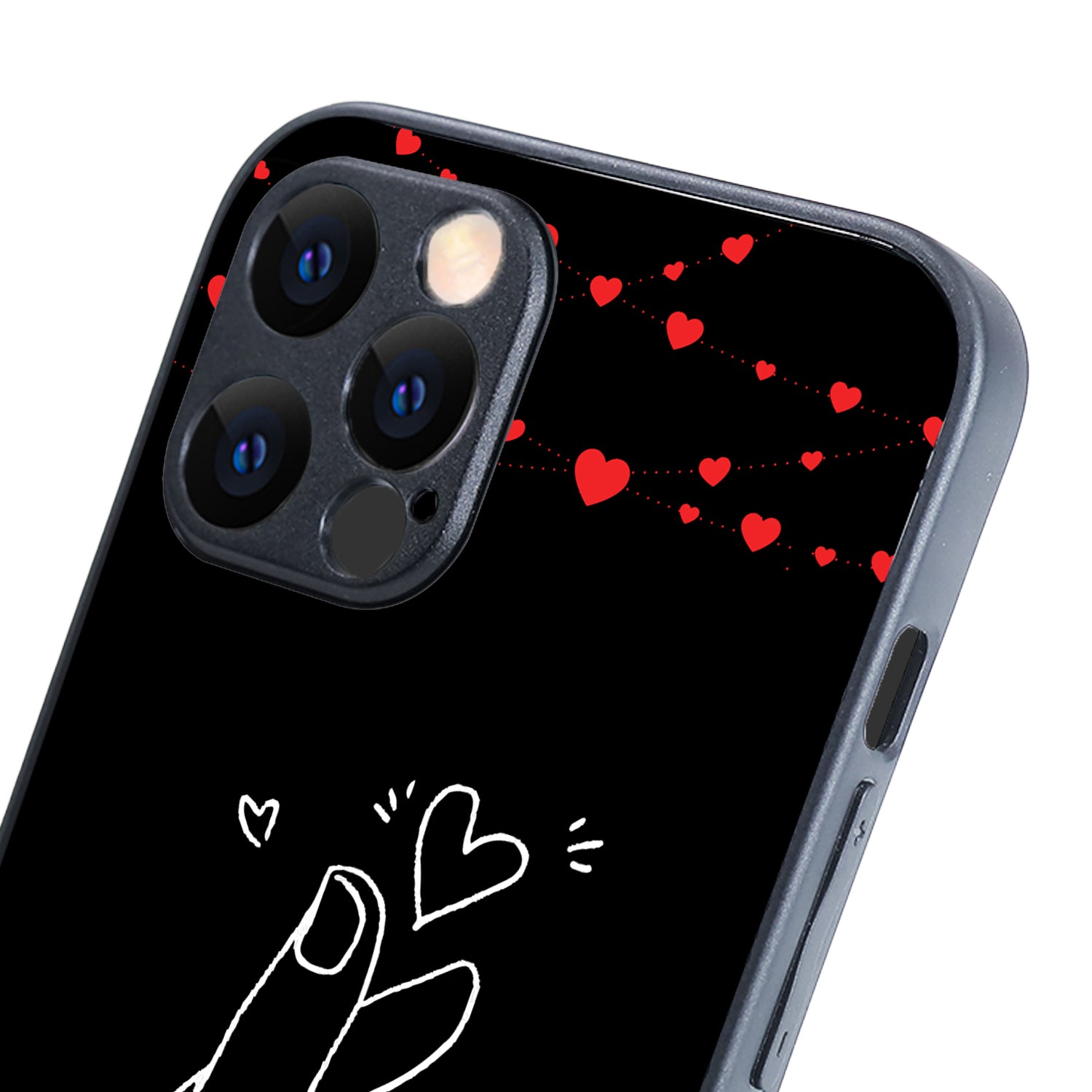 Click Heart Boy Couple iPhone 12 Pro Max Case