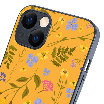Yellow Floral iPhone 13 Case