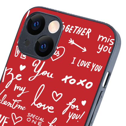 Red Love Couple iPhone 13 Case