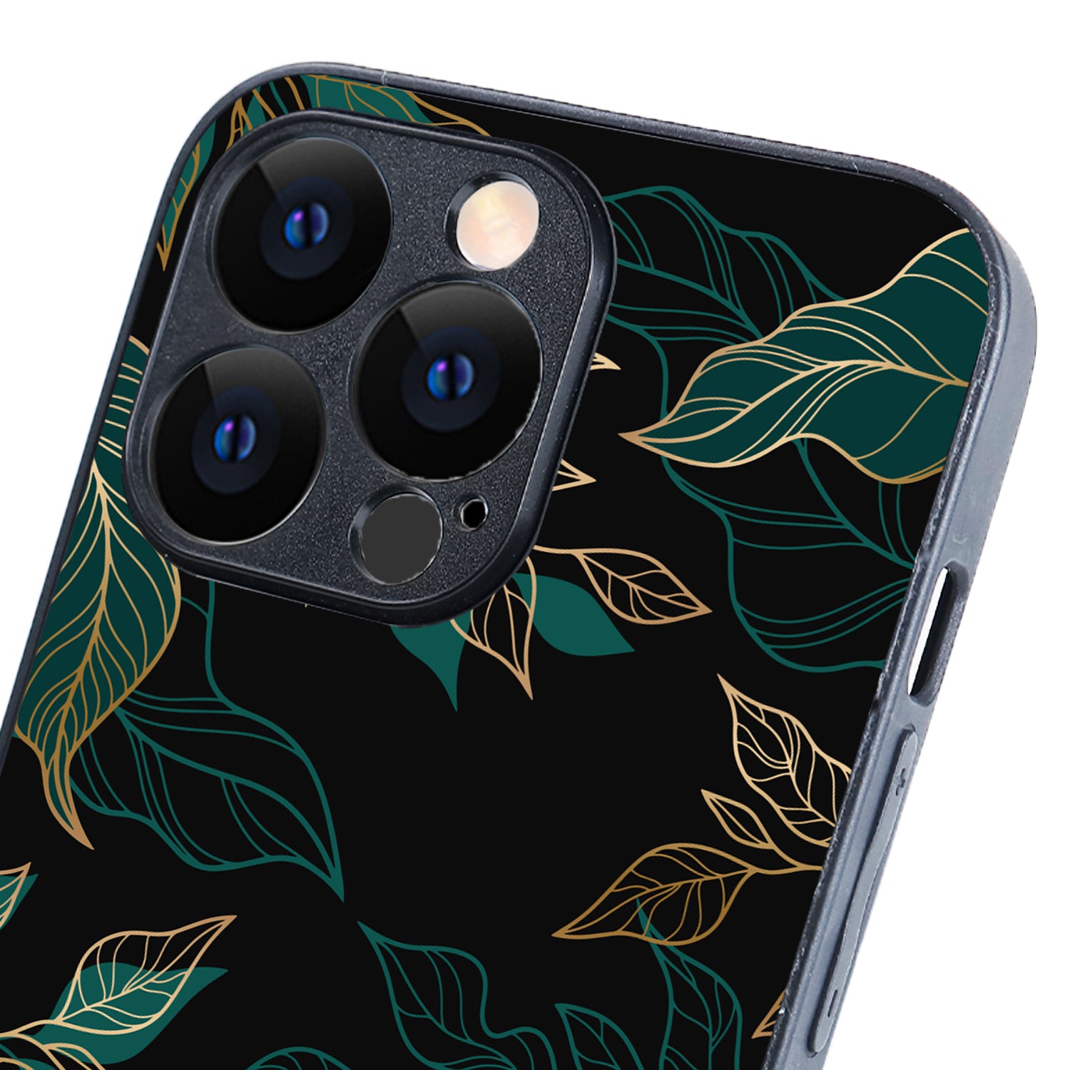 Black Floral iPhone 13 Pro Case