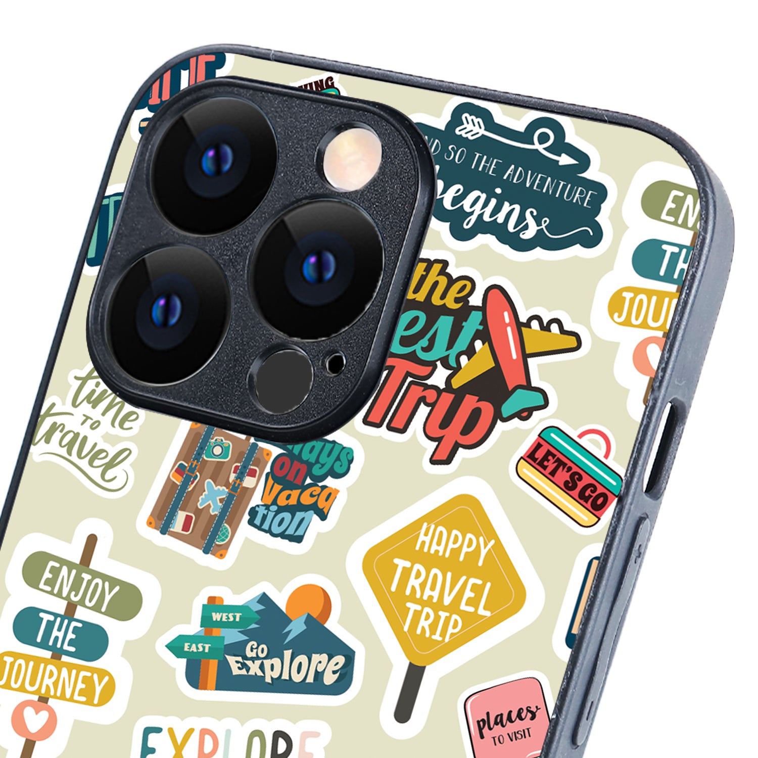 Travel Doodle iPhone 13 Pro Case