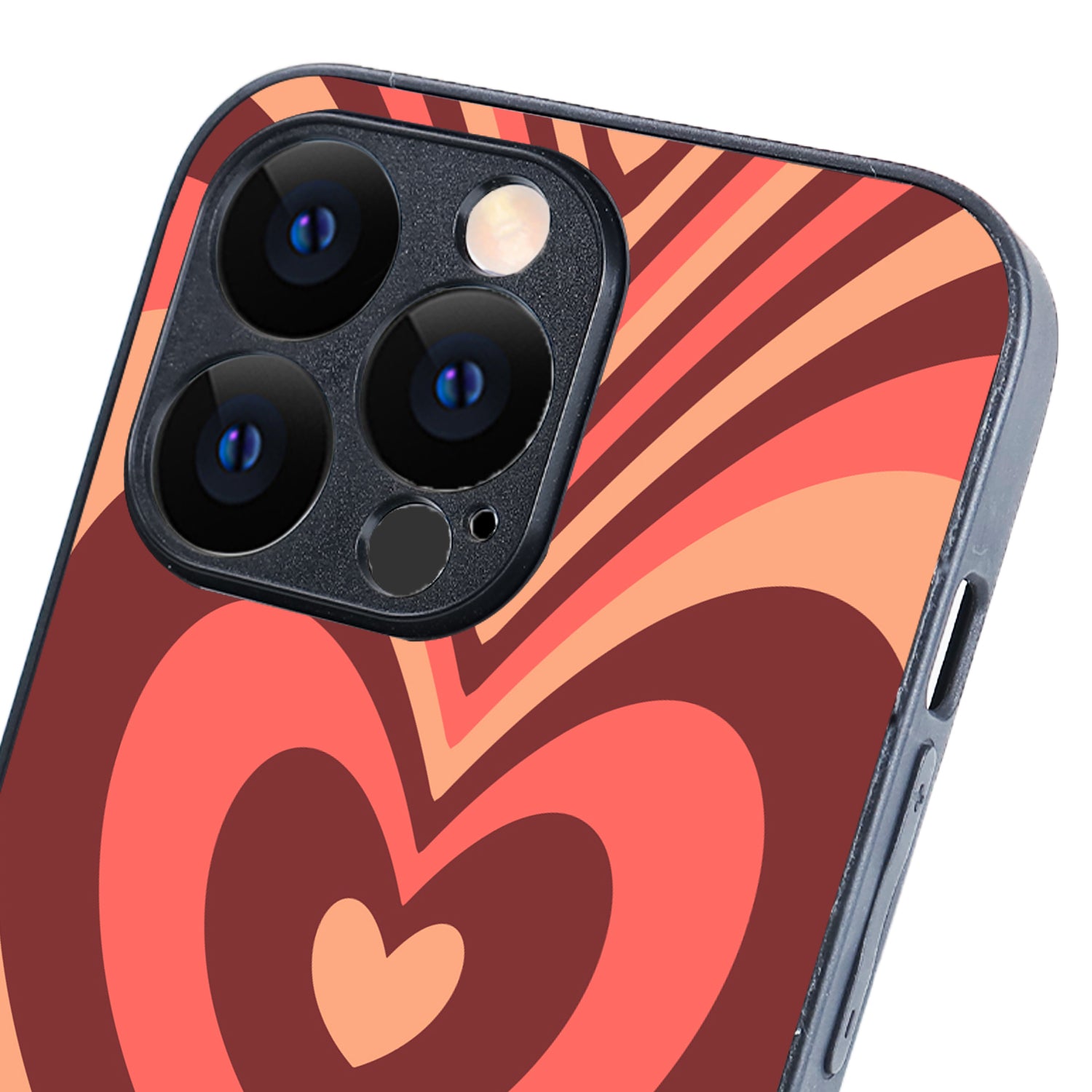Red Heart Optical Illusion iPhone 13 Pro Case