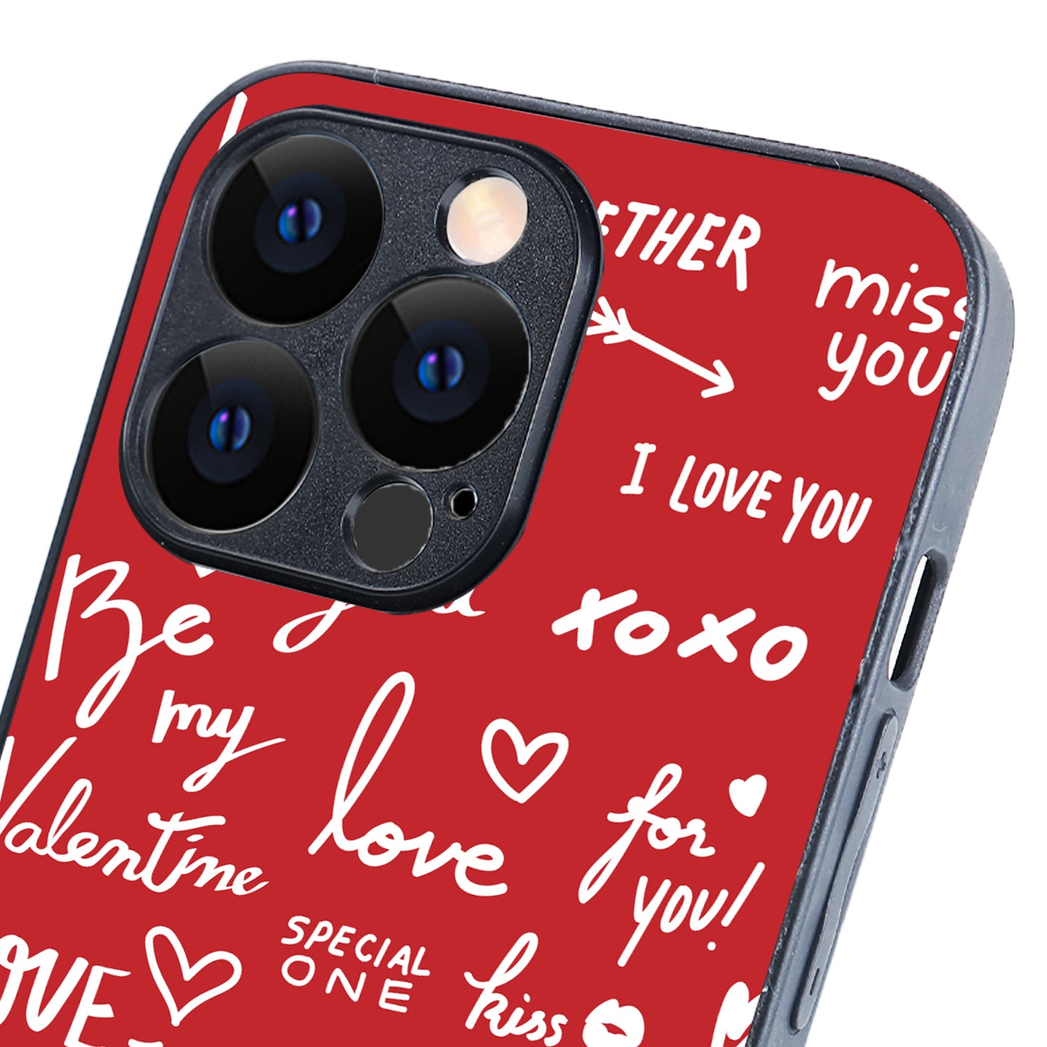 Red Love Couple iPhone 13 Pro Case