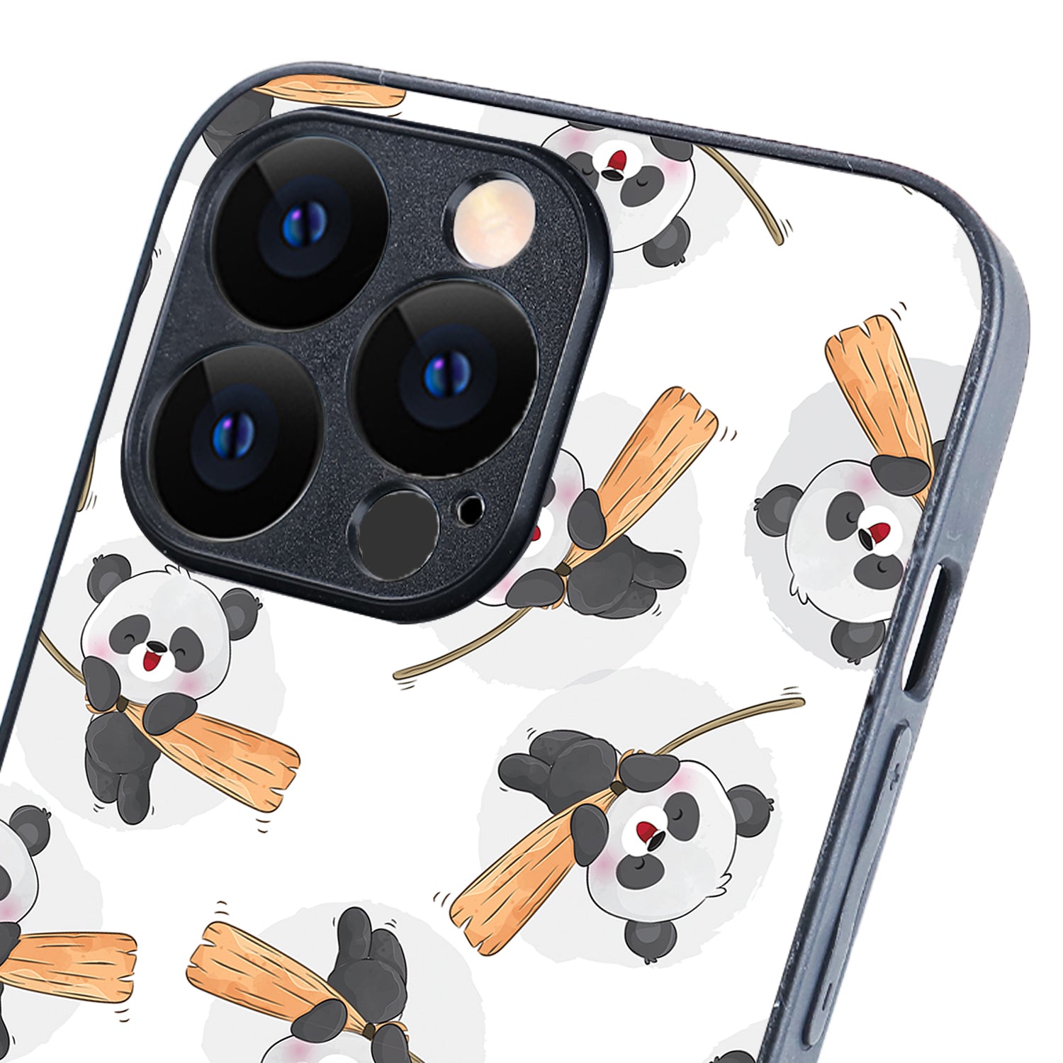 Sleep Panda Cartoon iPhone 13 Pro Case