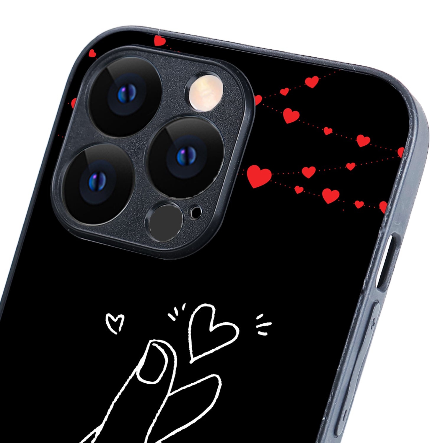 Click Heart Boy Couple iPhone 13 Pro Case