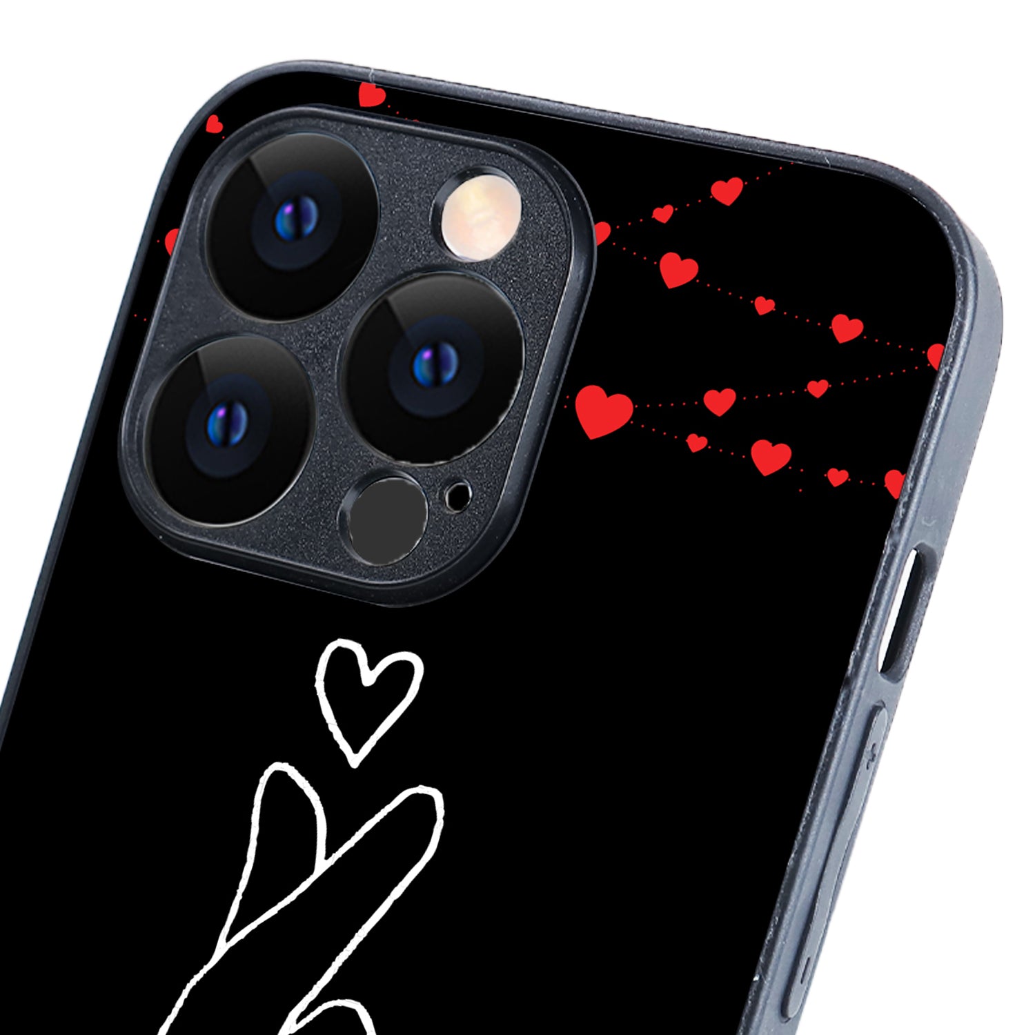 Click Heart Girl Couple iPhone 13 Pro Case