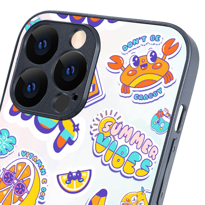 Summer Feel Doodle iPhone 13 Pro Max Case