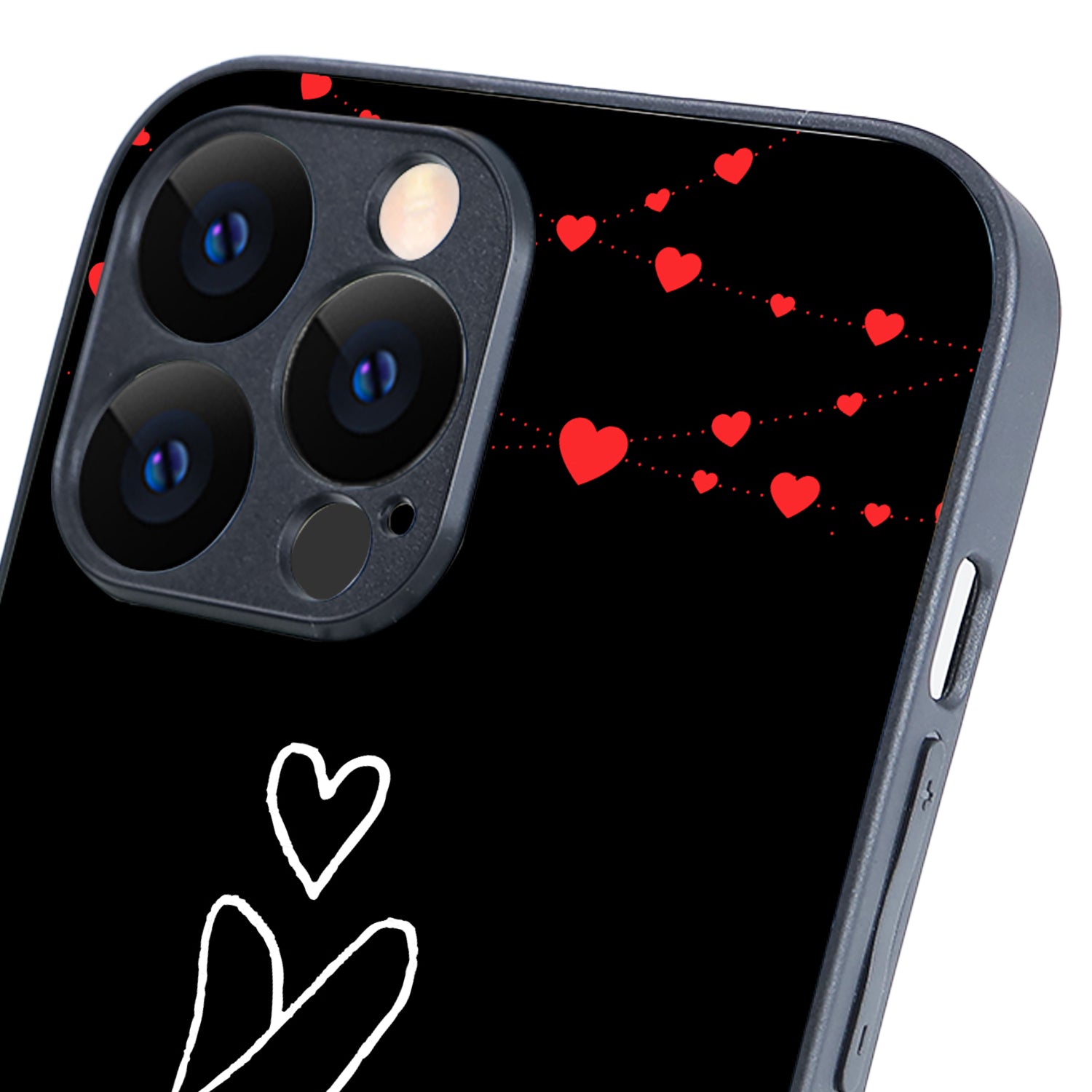 Click Heart Girl Couple iPhone 13 Pro Max Case