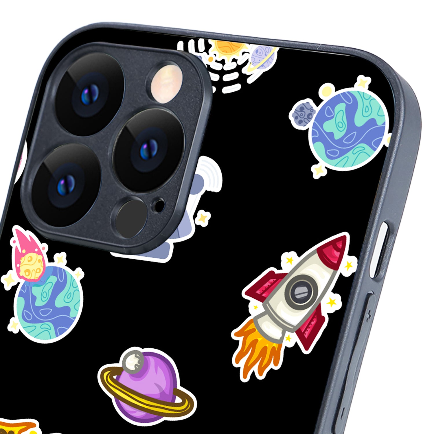 Stickers Space iPhone 13 Pro Max Case