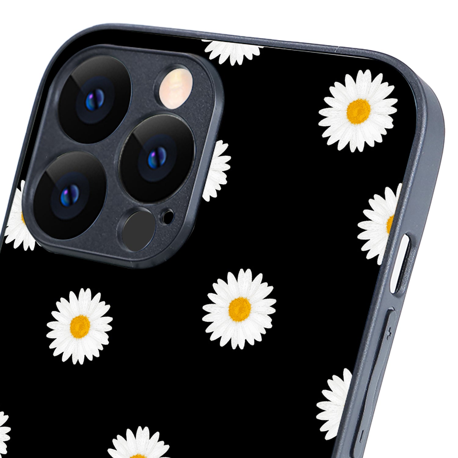 White Sunflower Floral iPhone 13 Pro Max Case