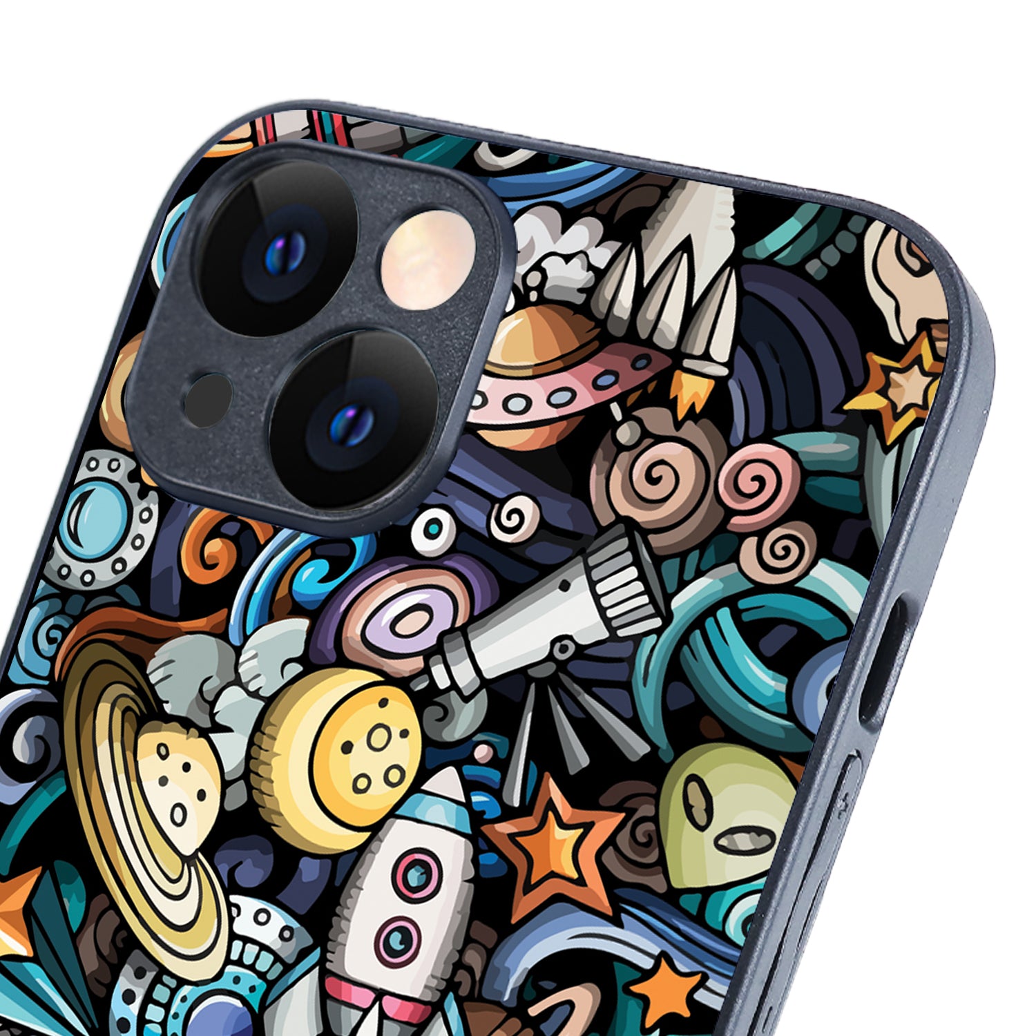 Trendy Doodle iPhone 14 Case