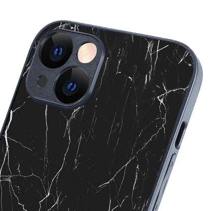 Black Tile Marble iPhone 14 Case