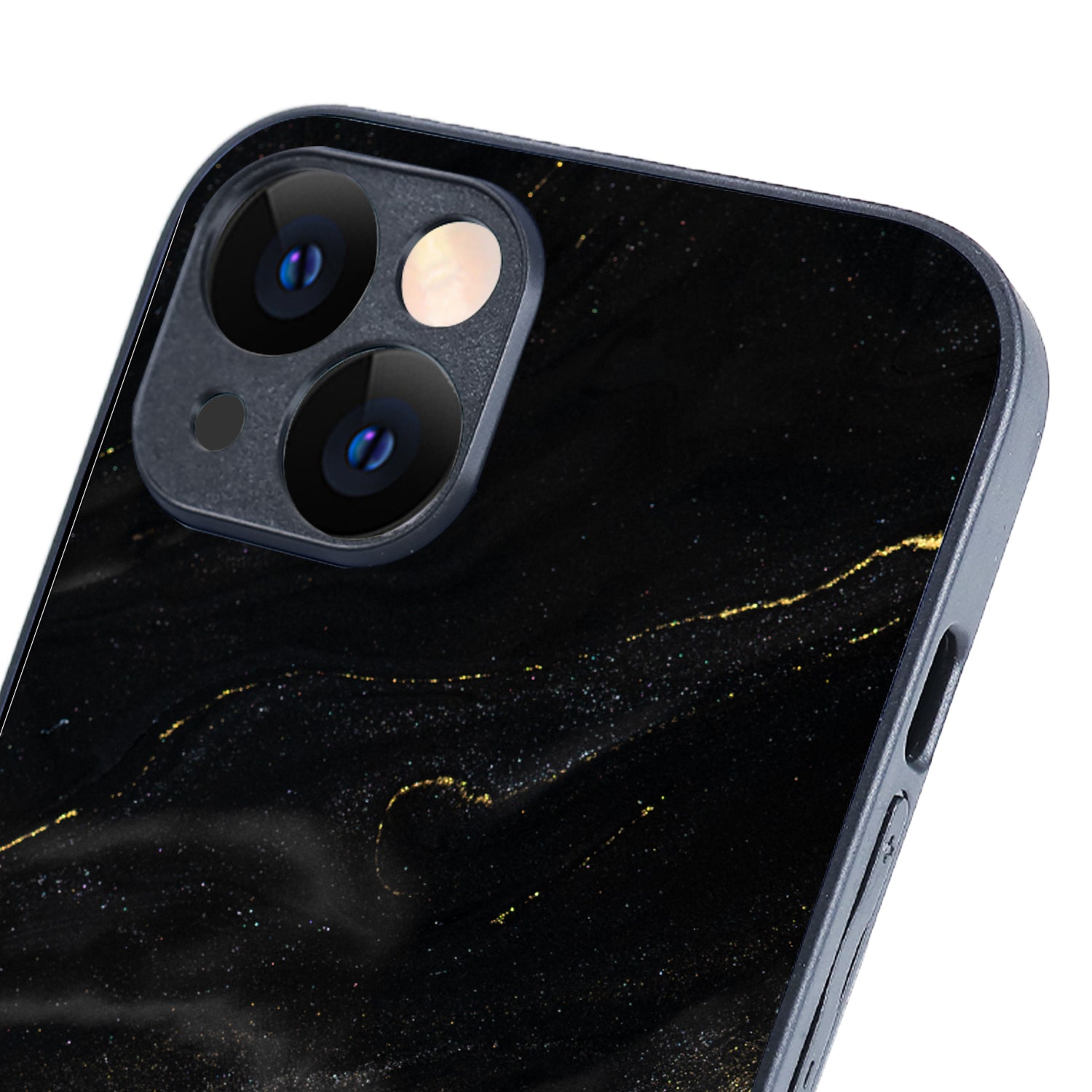 Black Golden Marble iPhone 14 Case