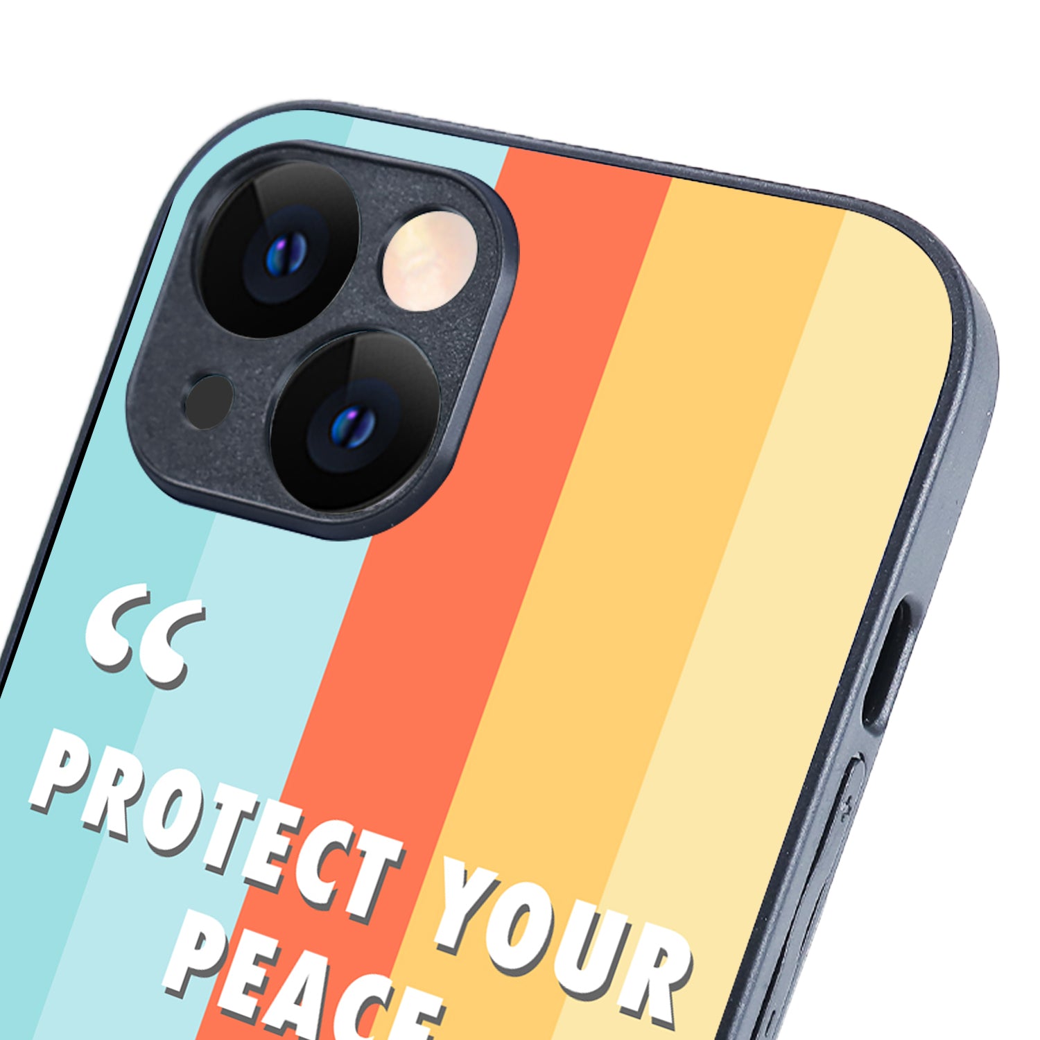 Protect your peace Motivational Quotes iPhone 14 Case