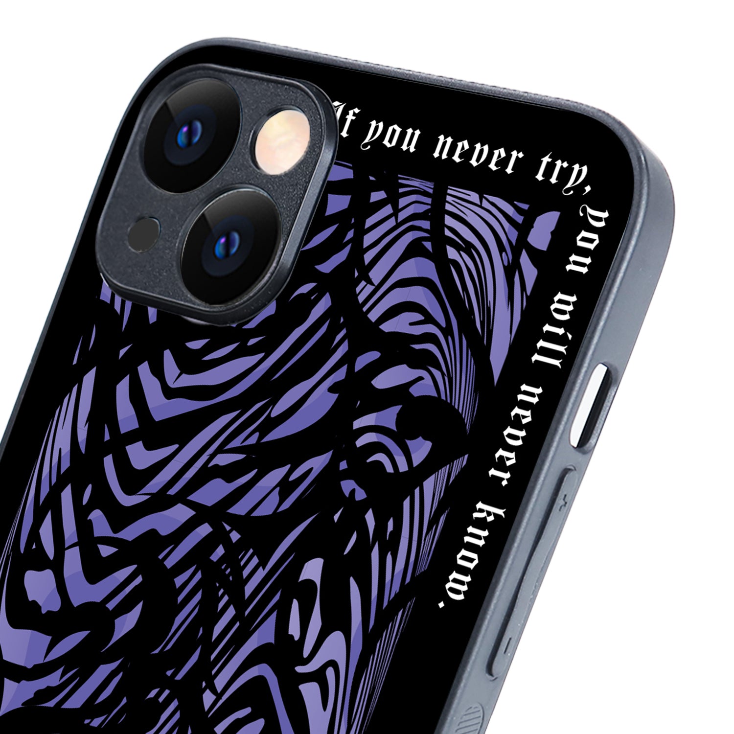 Keep On Pushing Quote iPhone 14 Plus Case