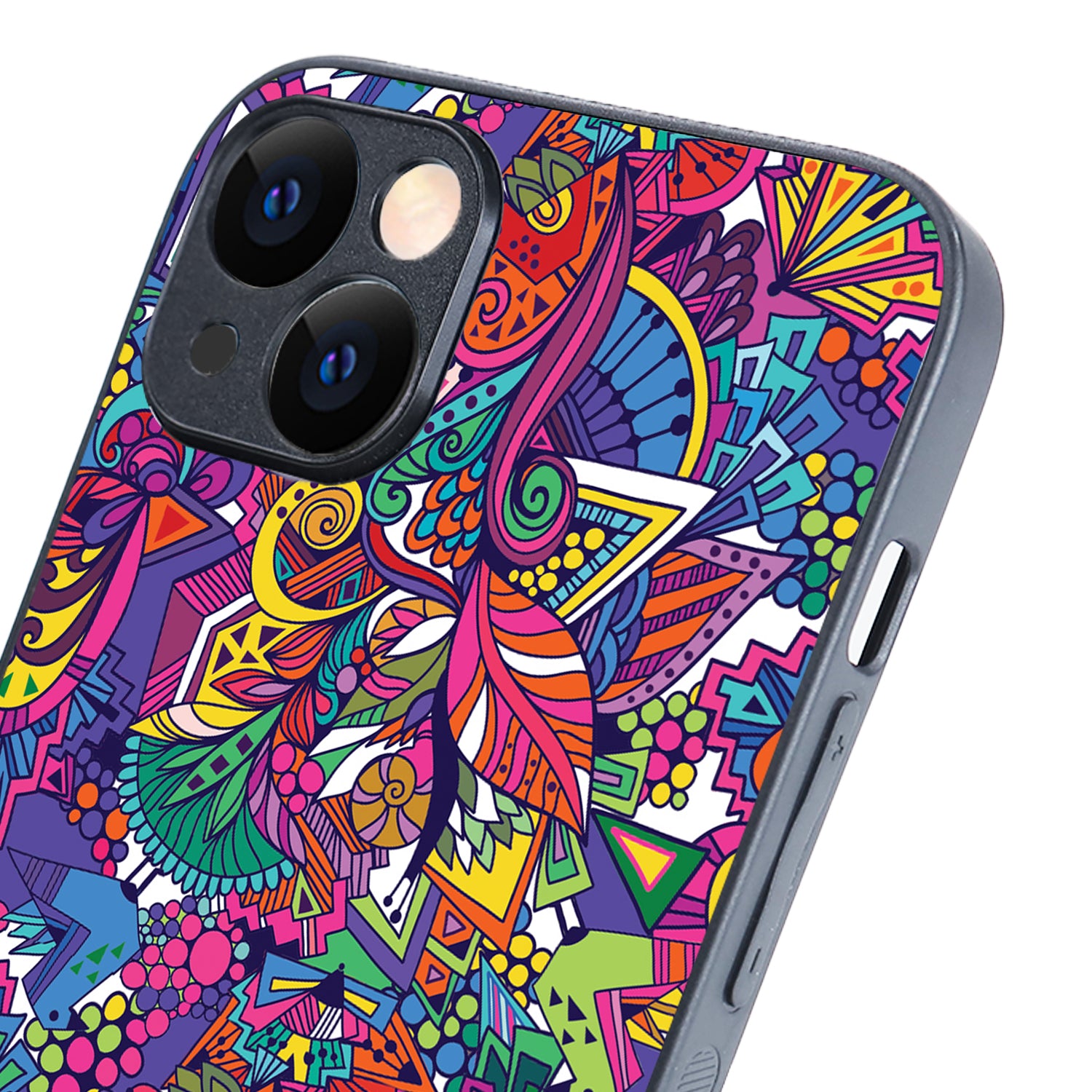 Colourful Doodle iPhone 14 Plus Case