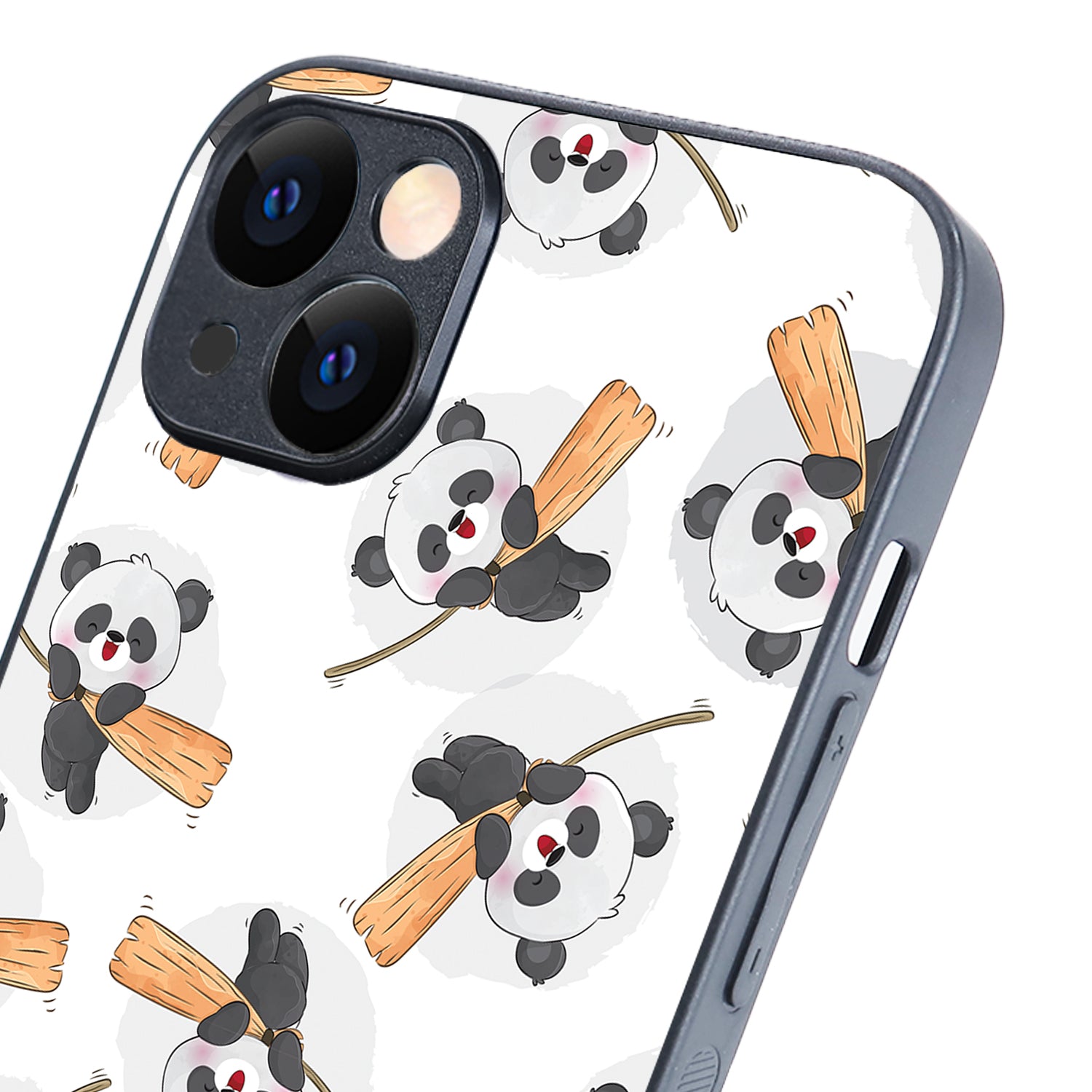 Sleep Panda Cartoon iPhone 14 Plus Case