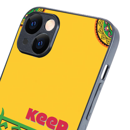 Keep Kaam Motivational Quotes iPhone 14 Plus Case