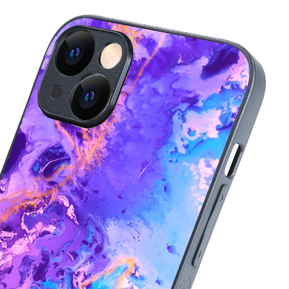 Purple Marble iPhone 14 Plus Case