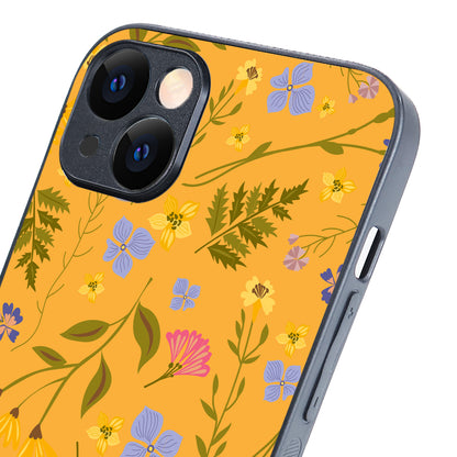 Yellow Floral iPhone 14 Plus Case