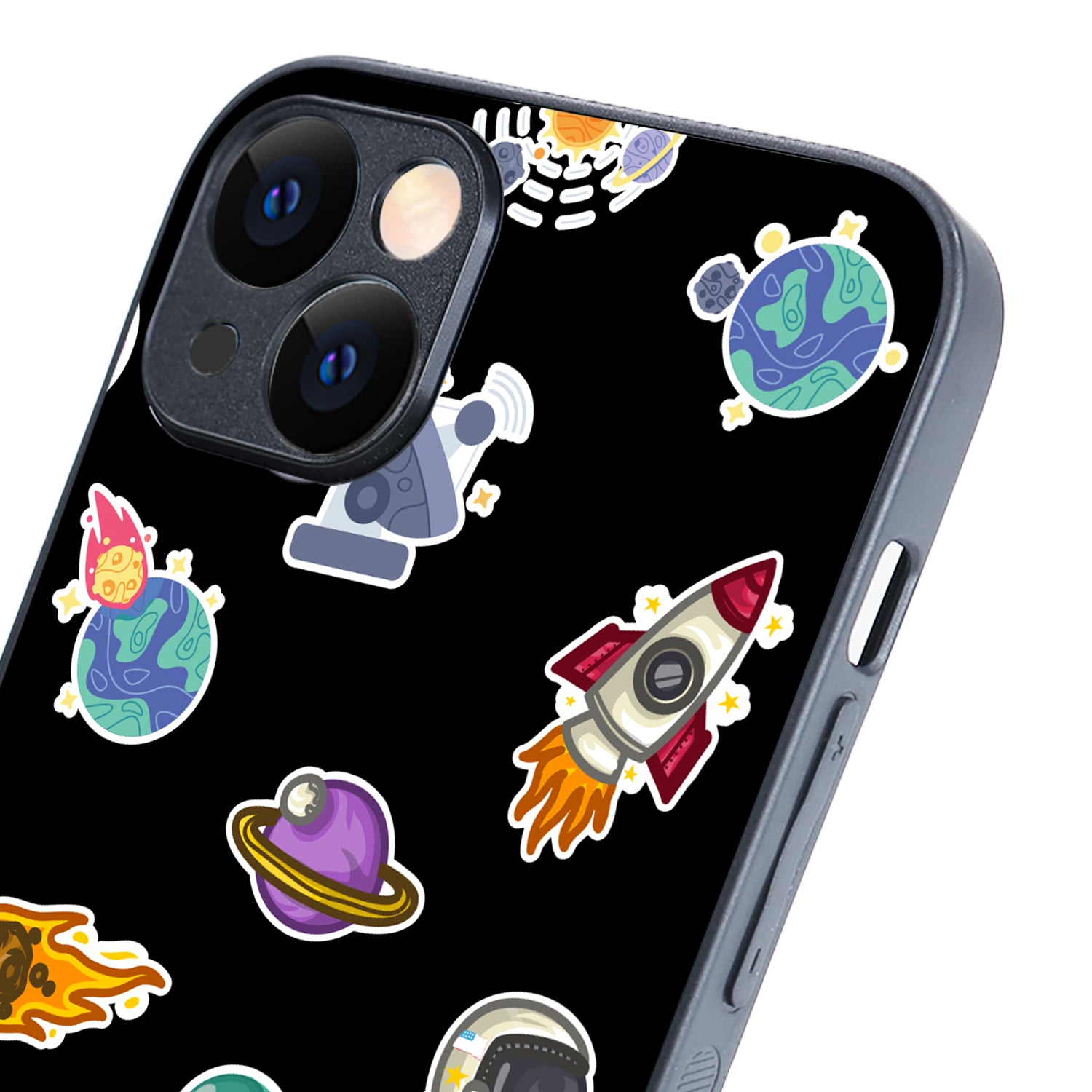 Stickers Space iPhone 14 Plus Case