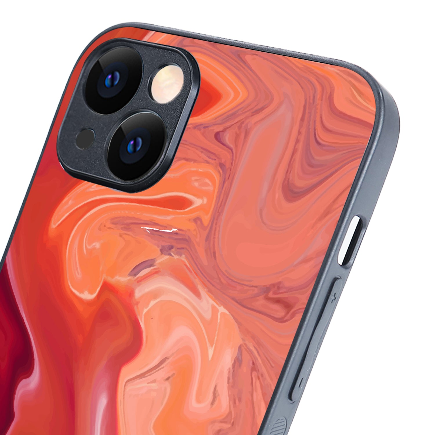 Red Marble iPhone 14 Plus Case