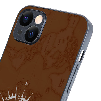Compass Travel iPhone 14 Plus Case
