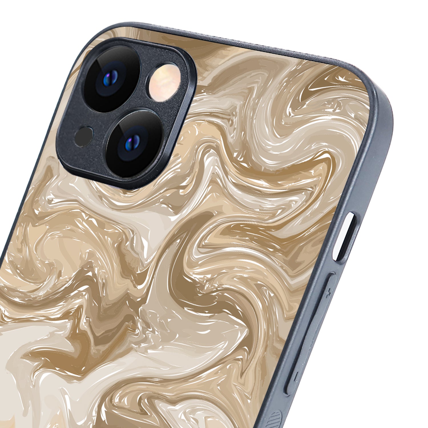 Brown Marble iPhone 14 Plus Case