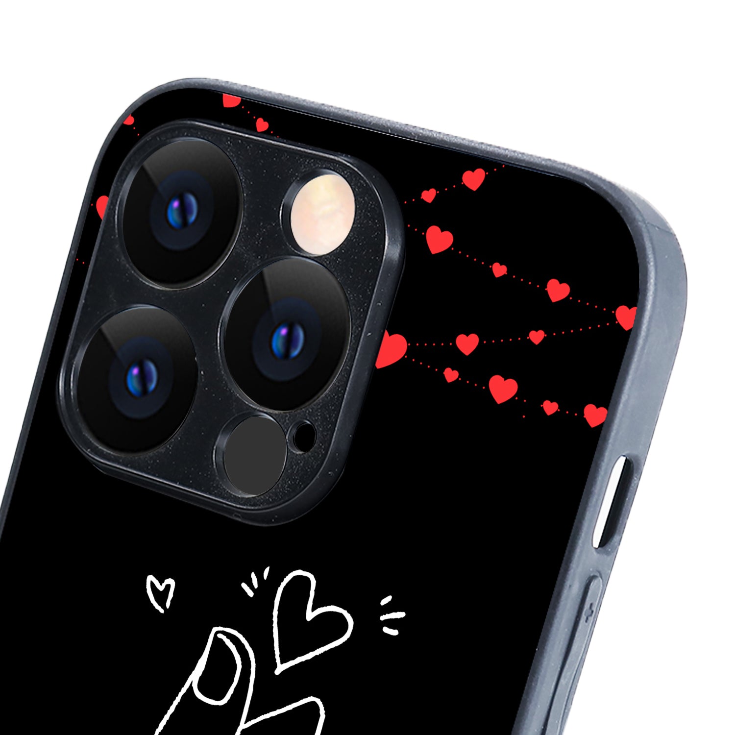 Click Heart Boy Couple iPhone 14 Pro Case