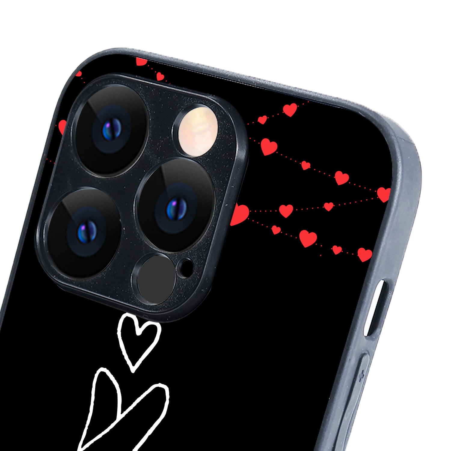 Click Heart Girl Couple iPhone 14 Pro Case