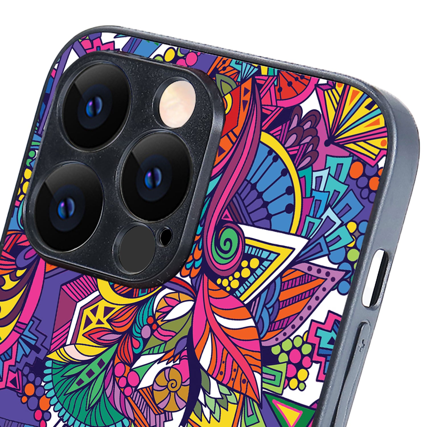 Colourful Doodle iPhone 14 Pro Max Case
