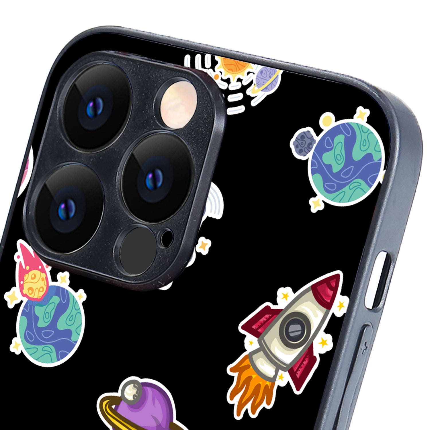 Stickers Space iPhone 14 Pro Max Case