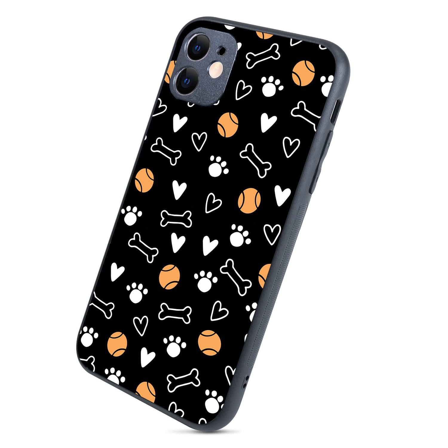 Pet Lover Black Doodle iPhone 11 Case