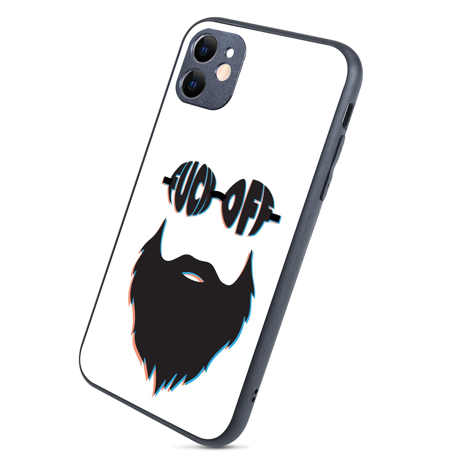 Beard White Masculine iPhone 11 Case