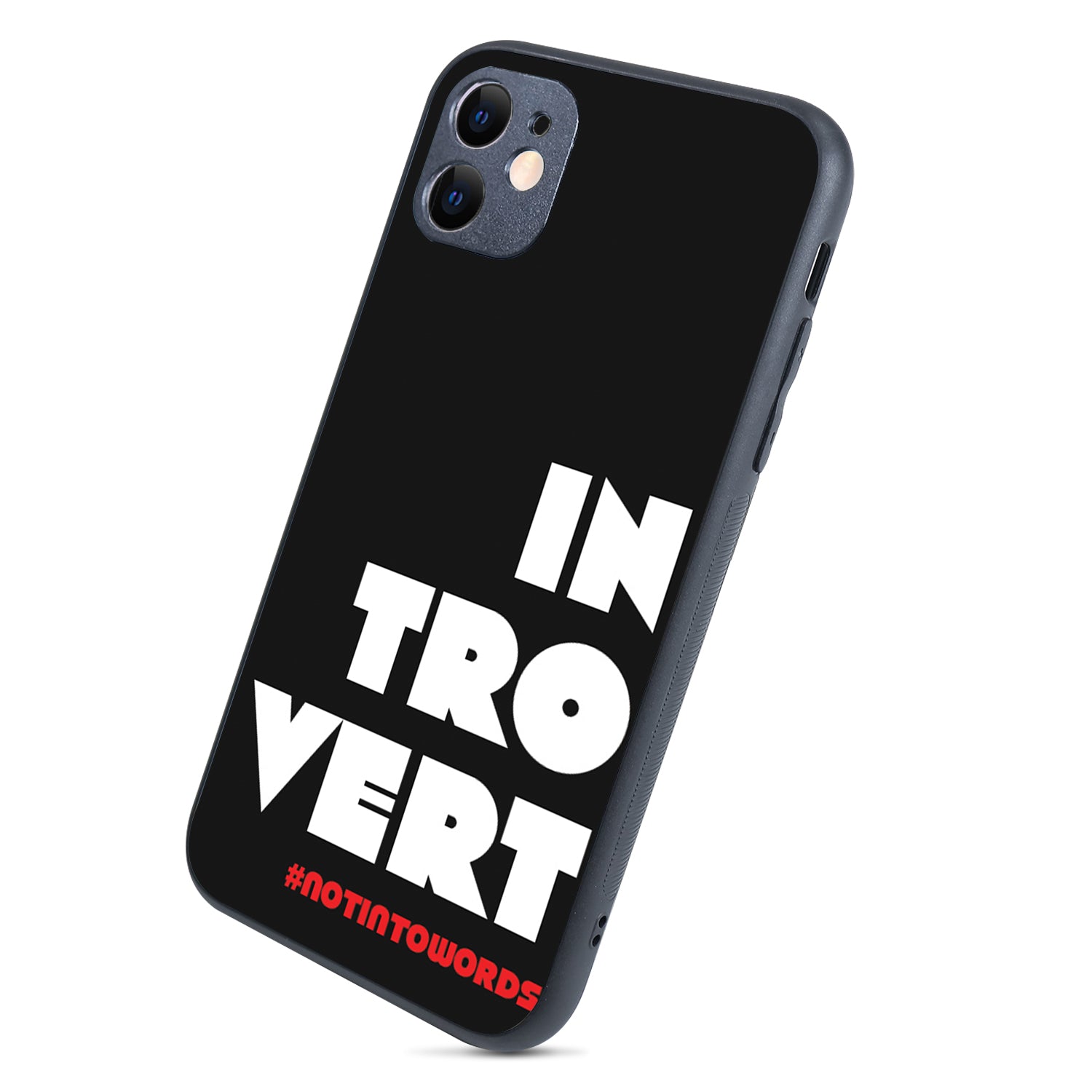 Introvert Motivational Quotes iPhone 11 Case