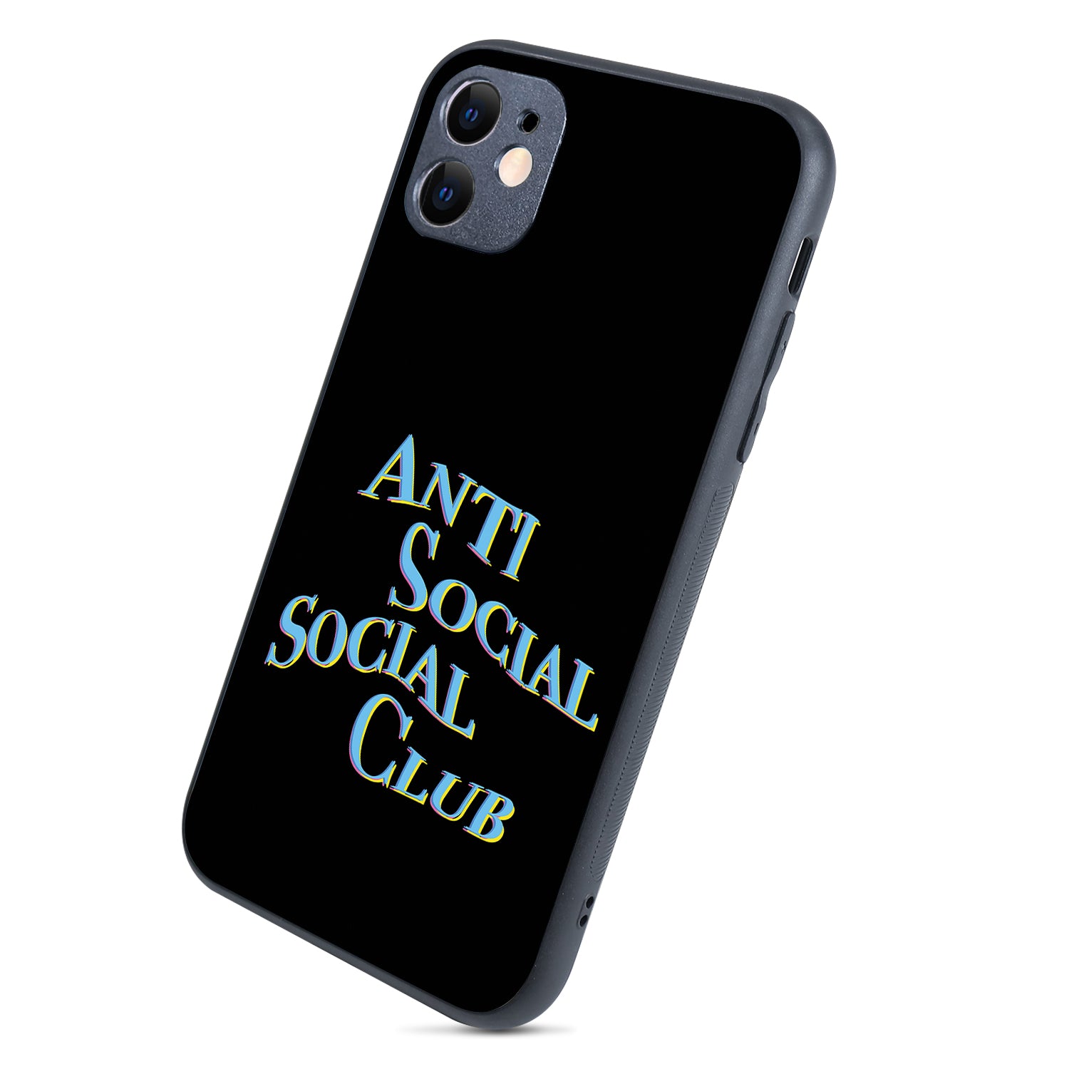 Social Club Black Motivational Quotes iPhone 11 Case