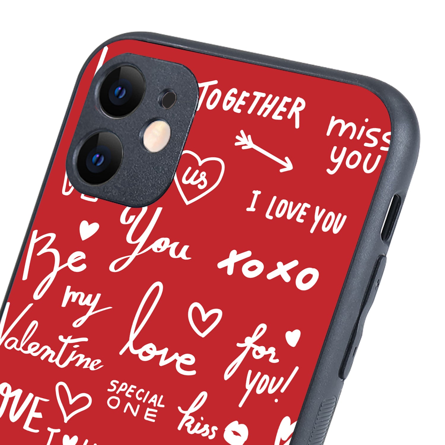 Red Love Couple iPhone 11 Case