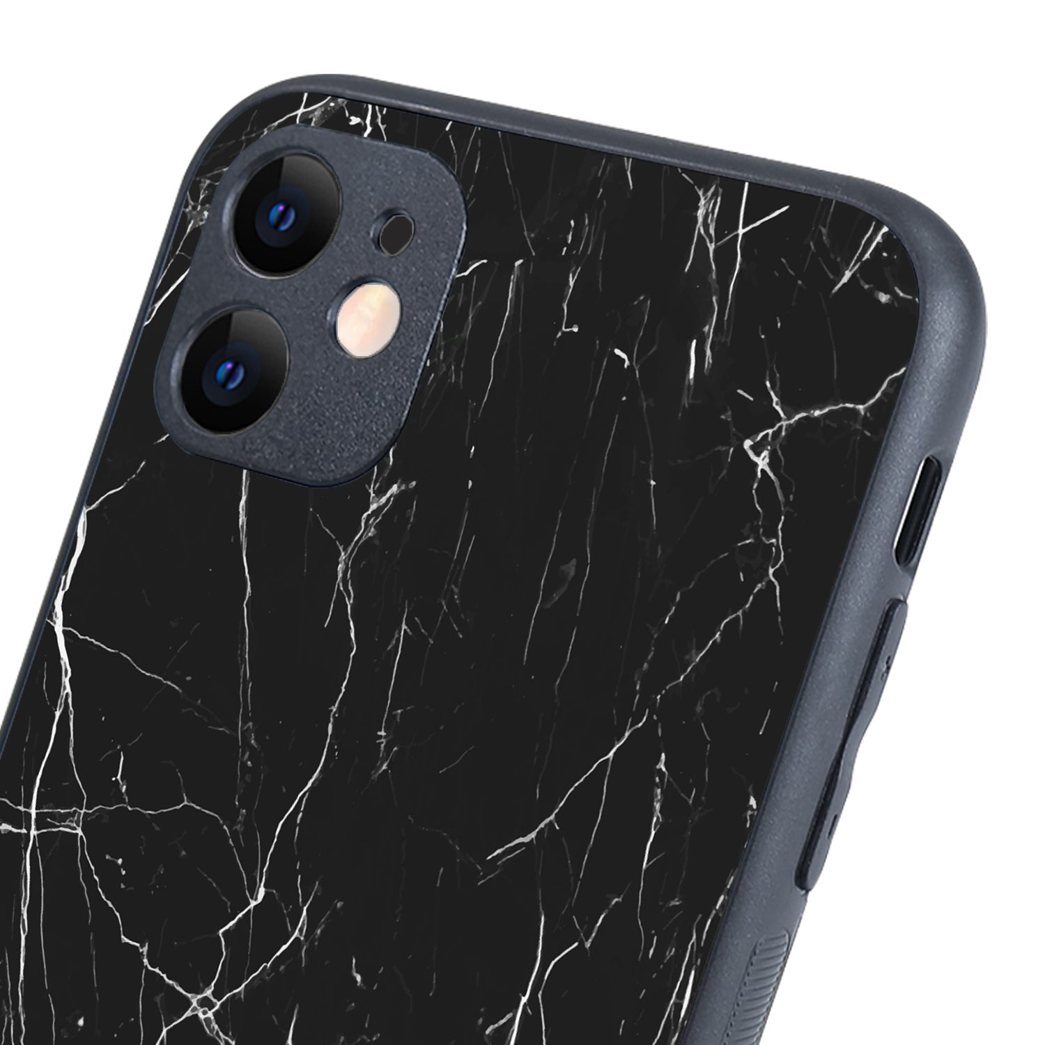 Black Tile Marble iPhone 11 Case