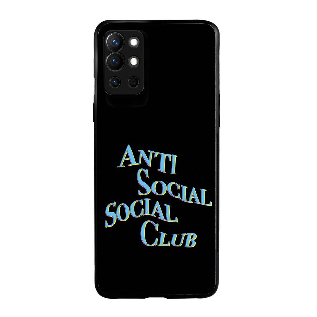 Social Club Black Motivational Quotes Oneplus 9 Pro Back Case