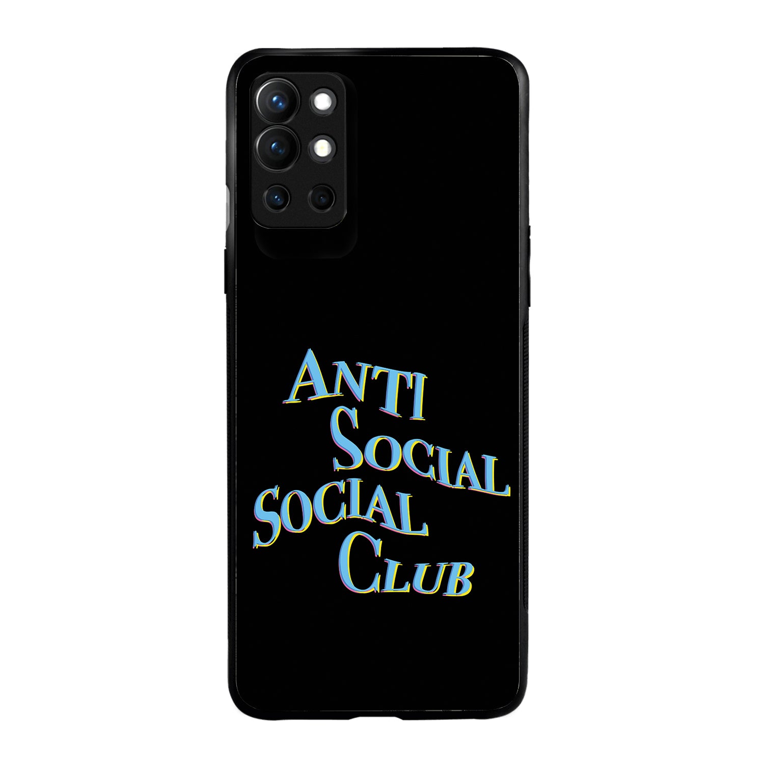 Social Club Black Motivational Quotes Oneplus 9 Pro Back Case
