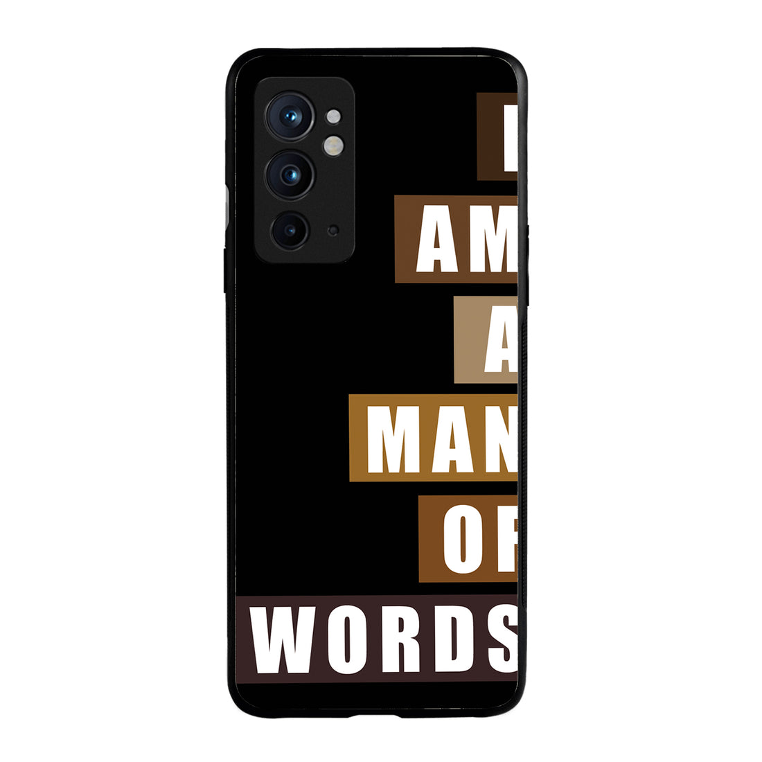 I Am A Man Of Words Motivational Quotes Oneplus 9 Rt Back Case
