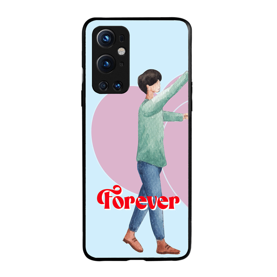 Forever Love Boy Couple Oneplus 9 Pro Back Case