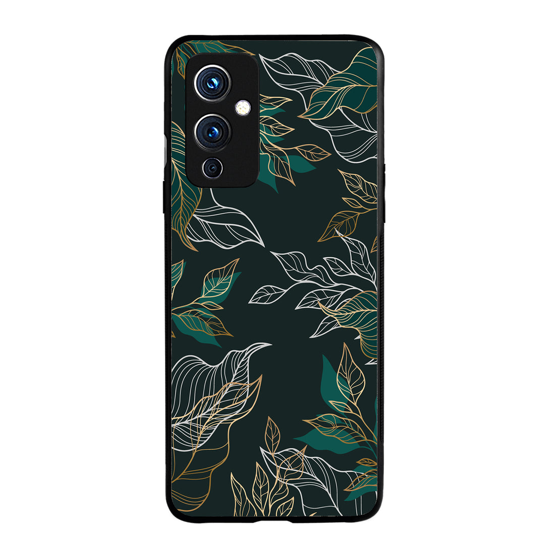 Green Floral Oneplus 9 Back Case