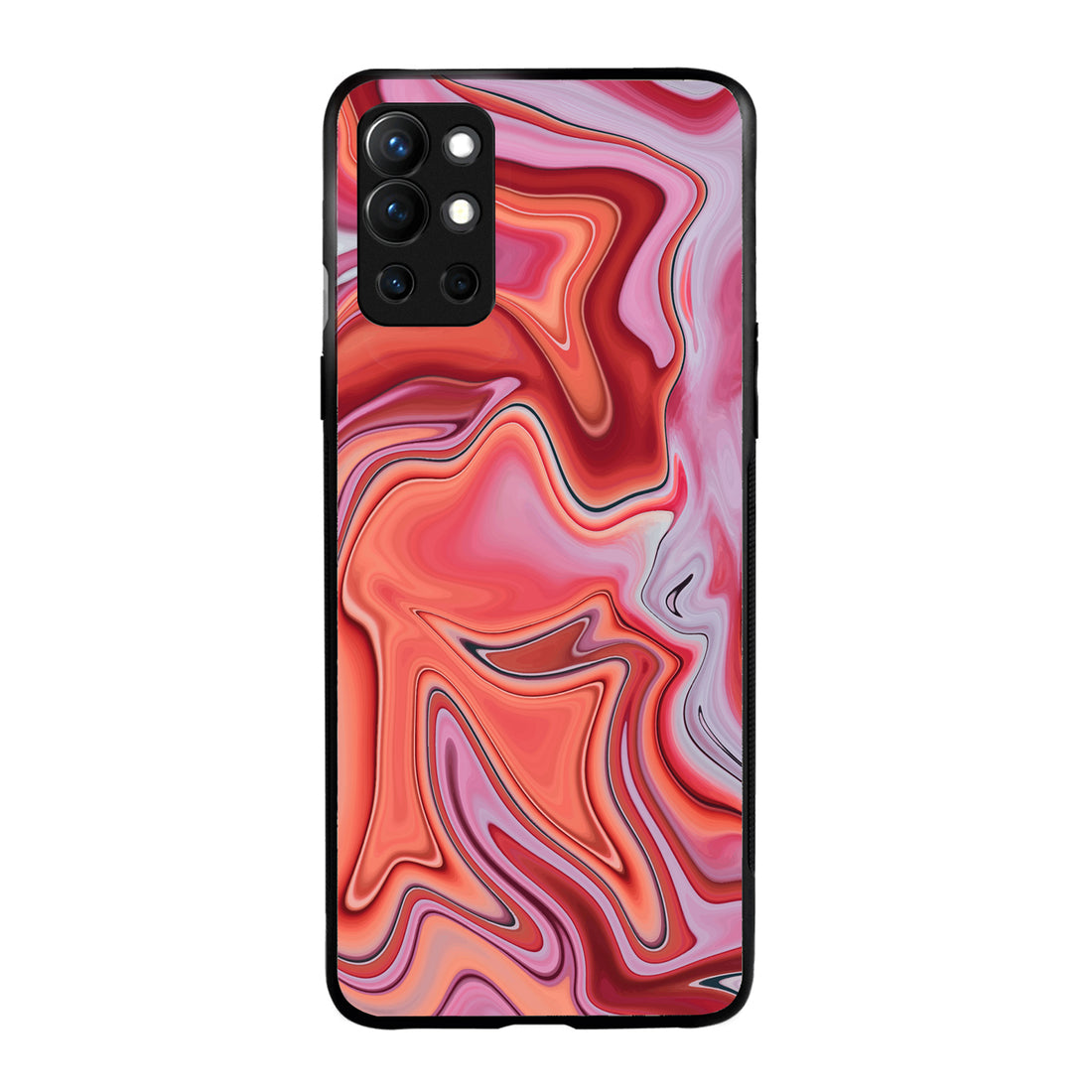 Pink Variant Marble Oneplus 9 R Back Case