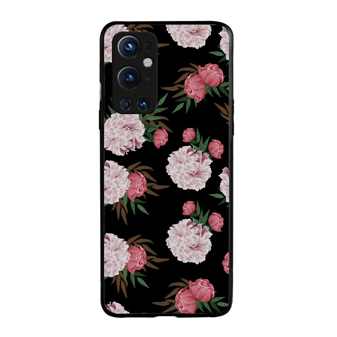 Pink Floral Oneplus 9 Pro Back Case