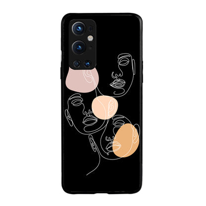 Face Aesthetic Human Oneplus 9 Pro Back Case